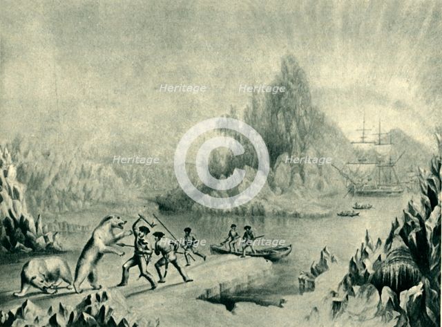 'A Relief Party in Search of Sir John Franklin', 19th century, (1946).  Creator: Unknown.