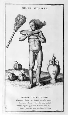 A representation of August 1757. Artist: Bernard de Montfaucon