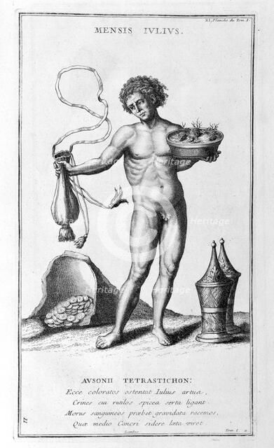 'A representation of July', 1757.  Artist: Bernard de Montfaucon