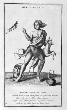 A representation of March 1757. Artist: Bernard de Montfaucon