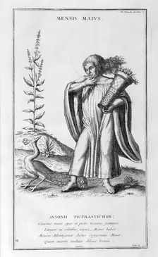 A representation of May, 1757. Artist: Bernard de Montfaucon