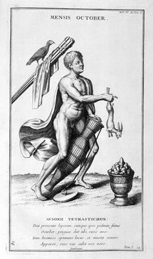 A representation of October 1757. Artist: Bernard de Montfaucon