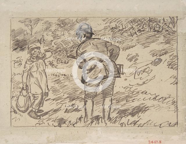A Reproof, 1870-1891. Creator: Charles Samuel Keene.