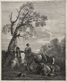 A Resting Herd, n.d. Creator: Cornelis de Visscher