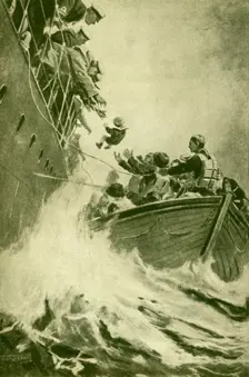 A Rescue at Sea c1930. Creator: Unknown