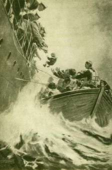 A Rescue at Sea c1930. Creator: Unknown