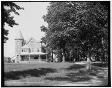 A Residence at Orchard Lake, Michigan, between 1890 and 1901. Creator: Unknown