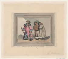 A Return from a Visit, April 3, 1798., April 3, 1798. Creator: Thomas Rowlandson