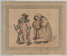 A Return from a Visit, April 3, 1798., April 3, 1798. Creator: Thomas Rowlandson