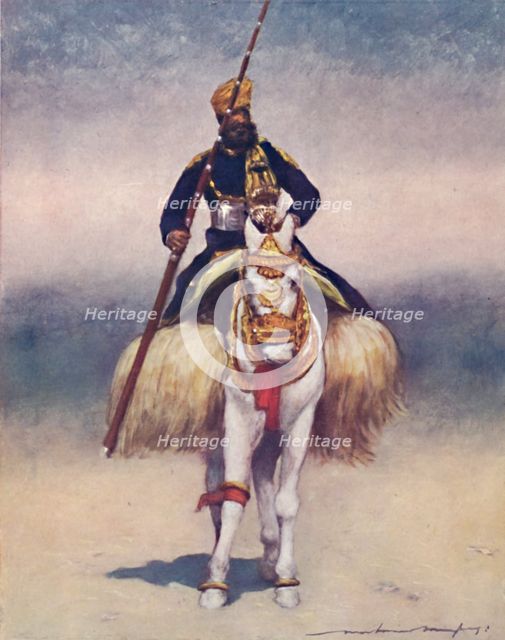 'A Retainer from Alwar', 1903. Artist: Mortimer L Menpes.