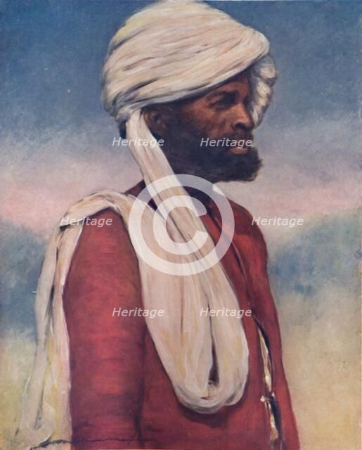 'A Retainer from Dhar', 1903. Artist: Mortimer L Menpes.