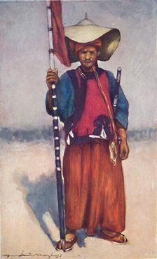 A Retainer of the Shan Chiefs 1903. Artist: Mortimer L Menpes