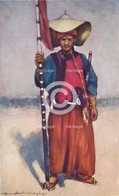 'A Retainer of the Shan Chiefs', 1903. Artist: Mortimer L Menpes.