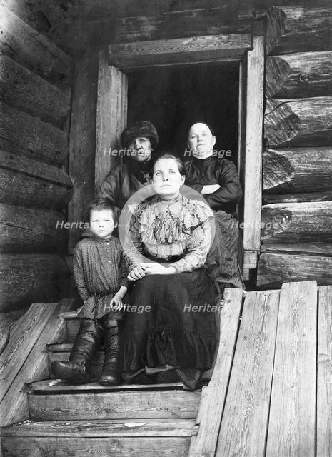 A rich peasant family from the village of Boguchansky, Yenisei district, 1911. Creator: Unknown.