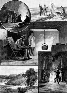 A Ride Across Australia - sketches by Mr. A. J. Vogan, 1890. Creator: P Naumann
