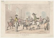 A Riding House, 1799 (?)., 1799 (?). Creator: Thomas Rowlandson
