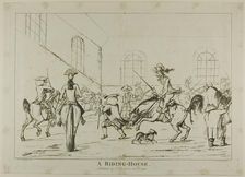 A Riding-House, published 1780. Creator: Unknown