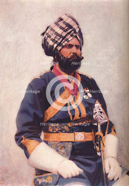 A Risaldar of the 16th Bengal Cavalry, 1902. Artist: Unknown.