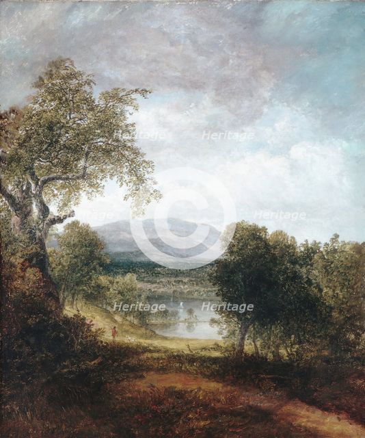 A River Glimpse, ca. 1843-50. Creator: Thomas Doughty.