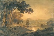 A River Scene, 1800-1824. Creator: William Payne
