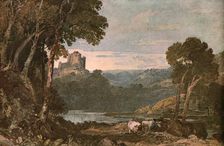 A River Scene with Cows (c1900). Creator: Unknown