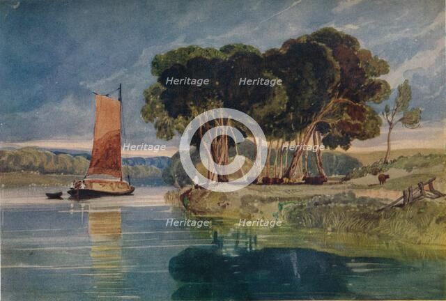 A River Scene, c1800-1842, (1924). Artist: John Sell Cotman