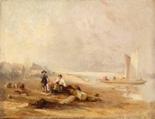 A river shore 1813-1867. Creator: Clarkson Stanfield