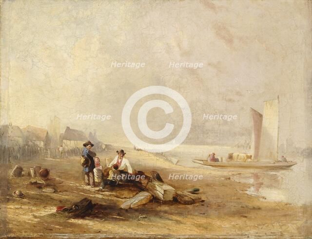 'A river shore', 1813-1867. Artist: Clarkson Stanfield.