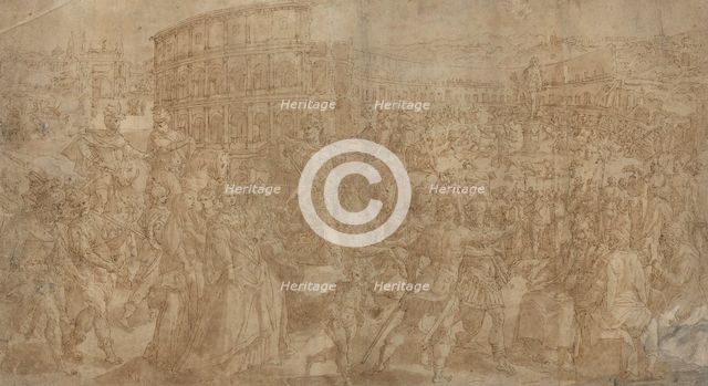 A Roman Triumph. Creator: Martin de Vos.