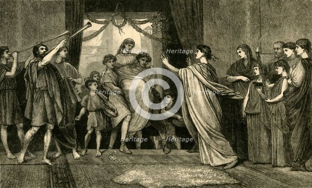 'A Roman Wedding. - The Brides Home Coming', 1881. Creator: Unknown.