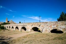 A Roman bridge in Salamanca, Spain, 2007. Creator: Samuel Magal