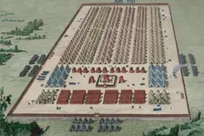 A Roman camp at the time of the Roman invasion of Spain, 1852. Creator: Antonio Roca Sallent