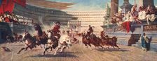 A Roman chariot race, The Circus Maximus, 20th century