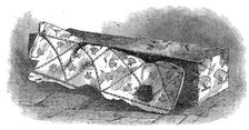 A Roman Coffin, recently discovered at Shadwell, 1858. Creator: Unknown