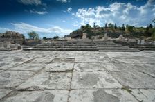 A Roman court in Eleusis, Greece. Creator: Samuel Magal