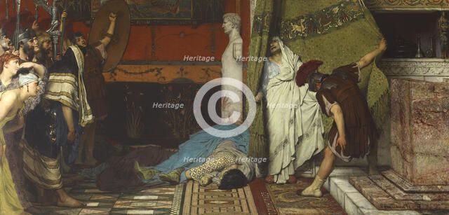 A Roman Emperor: 41 AD, 1871. Creator: Sir Lawrence Alma-Tadema.
