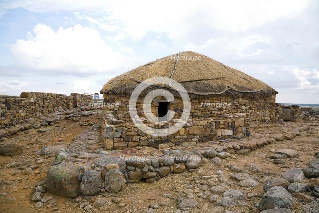 A Roman house in Numantia (Numancia), Spain, 2007. Creator: Samuel Magal.