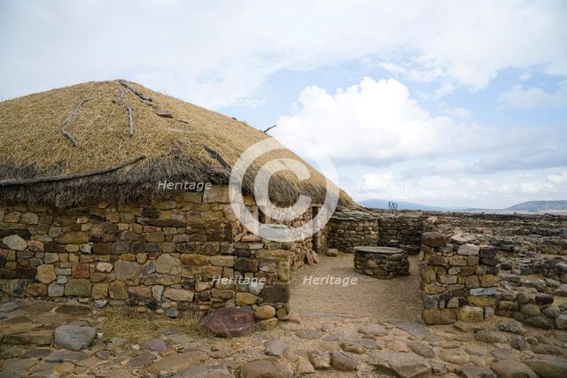 A Roman house in Numantia (Numancia), Spain, 2007. Creator: Samuel Magal.