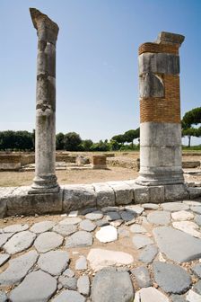 A Roman road, Minturnae, Italy. Creator: Samuel Magal