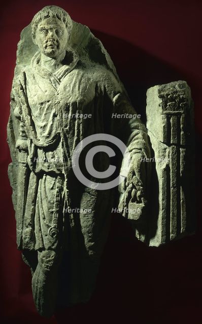 A Roman soldier's tombstone. Creator: Unknown.