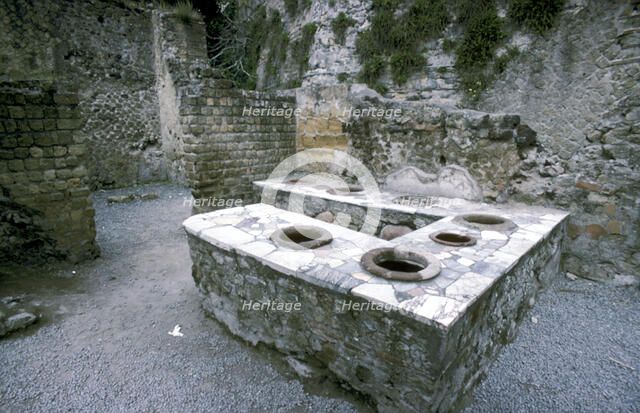 A Roman snack-bar, Herculaneum, Italy, 1st century. Artist: Unknown