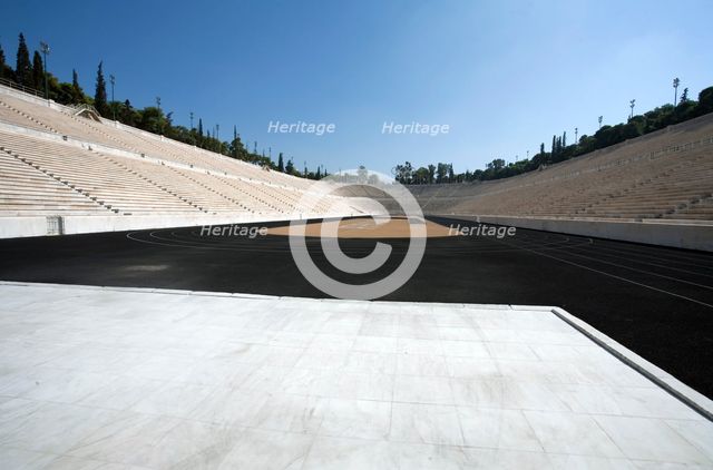 A Roman stadium, Athens, Greece. Creator: Samuel Magal.