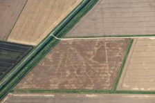 A Romano British settlement, Pinchbeck South Fen, Lincolnshire, 2023. Creator: Robyn Andrews