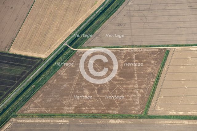 A Romano British settlement, Pinchbeck South Fen, Lincolnshire, 2023. Creator: Robyn Andrews.