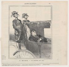 A Rome - un martyr en 1871, (1871). Creator: Honore Daumier