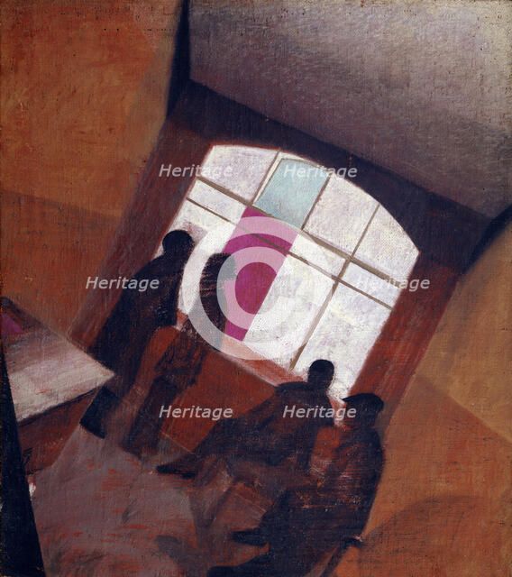 A room, 1920s. Artist: Chupyatov, Leonid Terentievich (1890-1941)