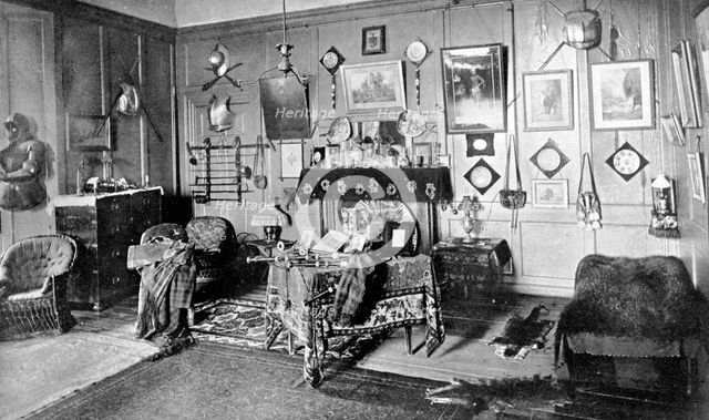A room in Stirling Castle, Scotland, 1924-1926.Artist: Valentine & Sons Ltd