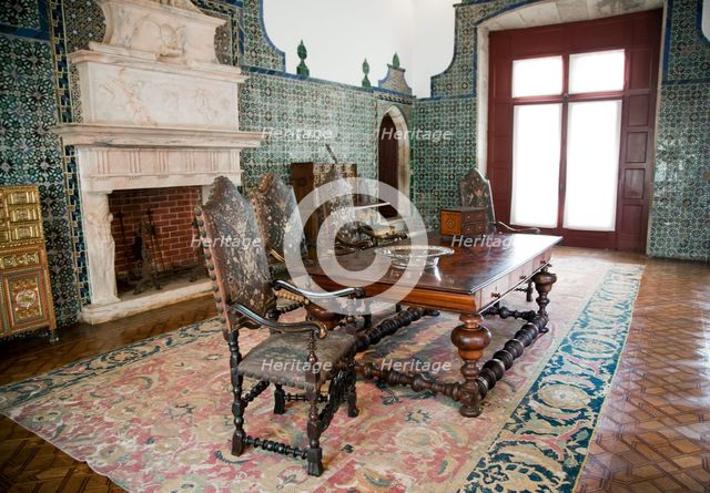 A room in Sintra National Palace, Sintra, Portugal, 2009. Creator: Samuel Magal.