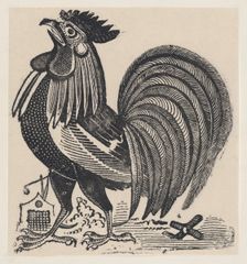 A rooster, ca. 1880-1910., ca. 1880-1910. Creator: José Guadalupe Posada