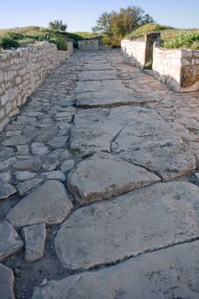 A road in Mactaris, Tunisia. Creator: Samuel Magal
